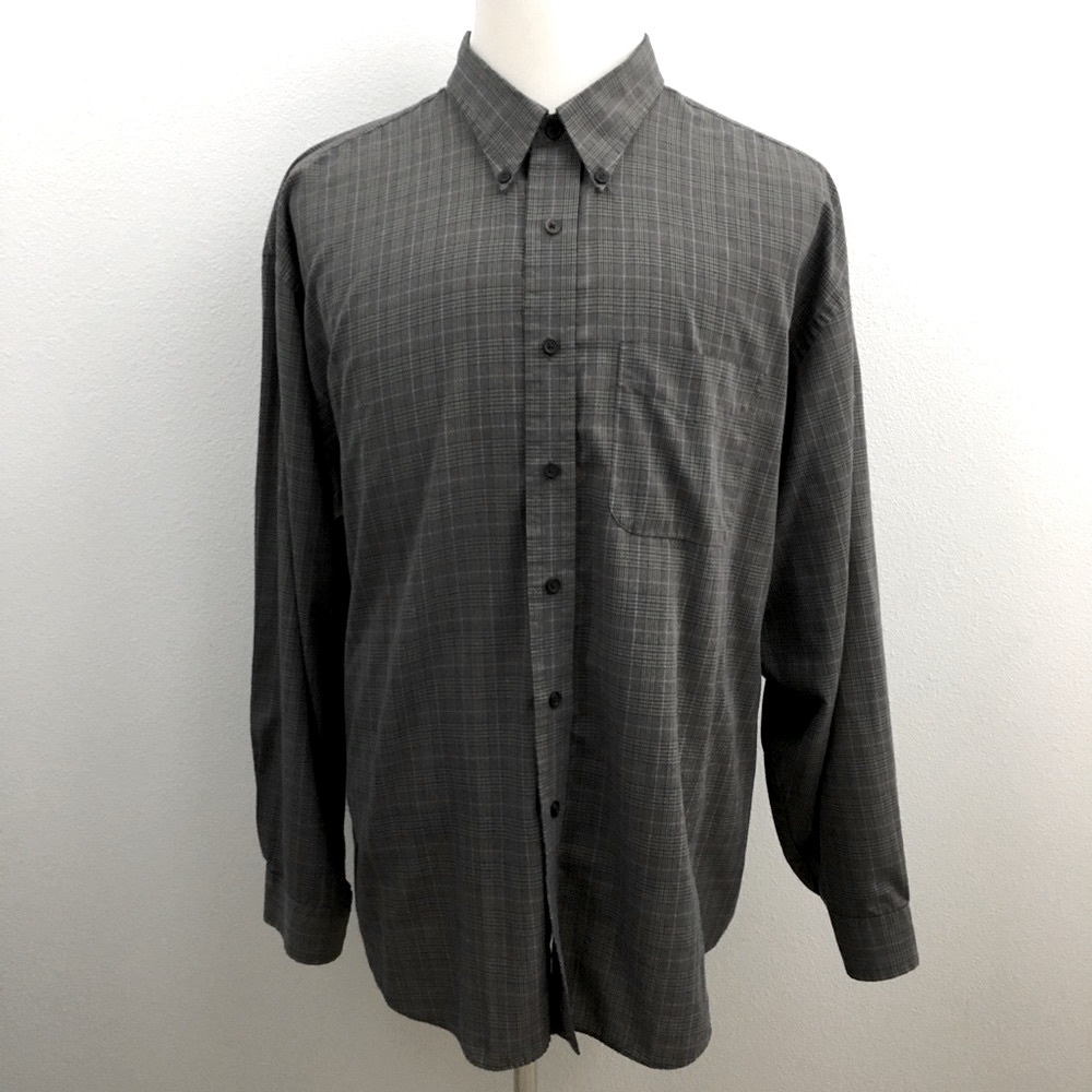 🔴 Van Heusen | Plaid Casual Dress Shirt - Picture 4 of 8